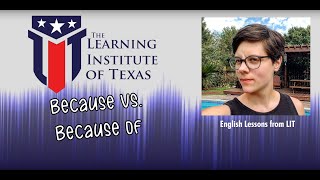 Because versus Because of - ESL Grammar Lessons