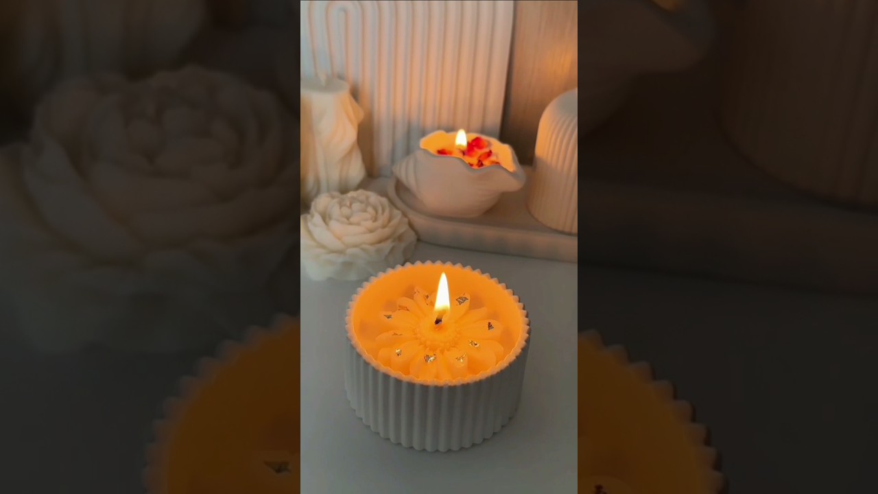 Beautiful Daisy candlesfrom 🕯️ soulflames