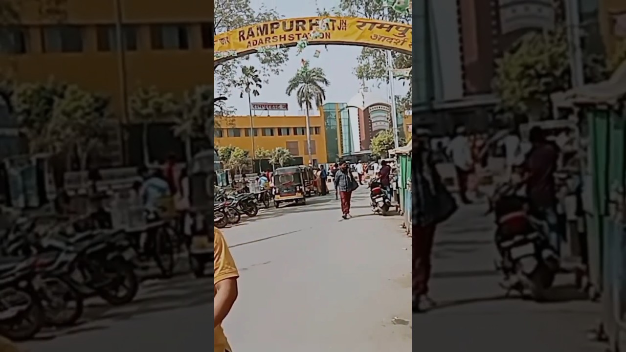 Rampur hat station......🚆.   