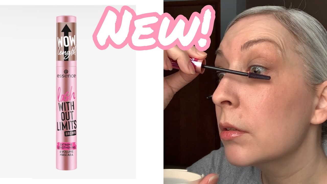 Mascara Monday! Essence Lash Without Limits review demo first impression  over 40 makeup - YouTube