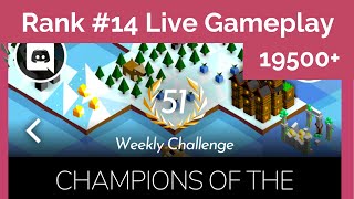 Polytopia Weekly Challenge #51 – “Champions on the Square” | Rank 14 LIVE Gameplay (Diamond League)