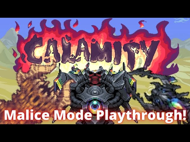 Terraria Calamity Mod 2.0 - All Bosses Showcase on Master Malice FTW 