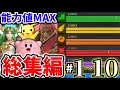 【総集編】全てのファイターで能力値をカンストする超鬼畜道!【スマブラ3DS】【ゆっくり実況】【フィールドスマッシュ】#総集編