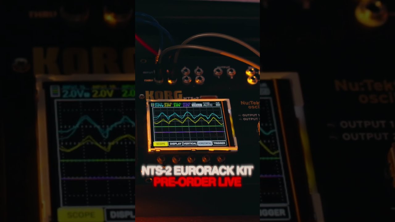 NTS-1 effects + NTS-2 waveforms in the rack 🎛️ NTS-2.1 pre-orders are live! #Eurorack #Korg