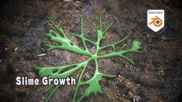[Tut] Slime Growth - Blender Geometry Simulation 3.6+