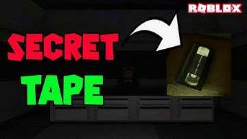 Secret Tape!?!? Commercial Badge! Roblox Piggy The Result of Isolation Chapter 5 School