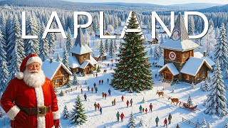 Lapland Winter 8K ❄️ Exploring the  Hometown of Santa Claus in Stunning Arctic Snow