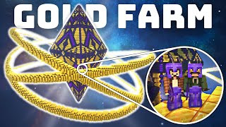 We Built an OPULENT Gold Farm in Minecraft