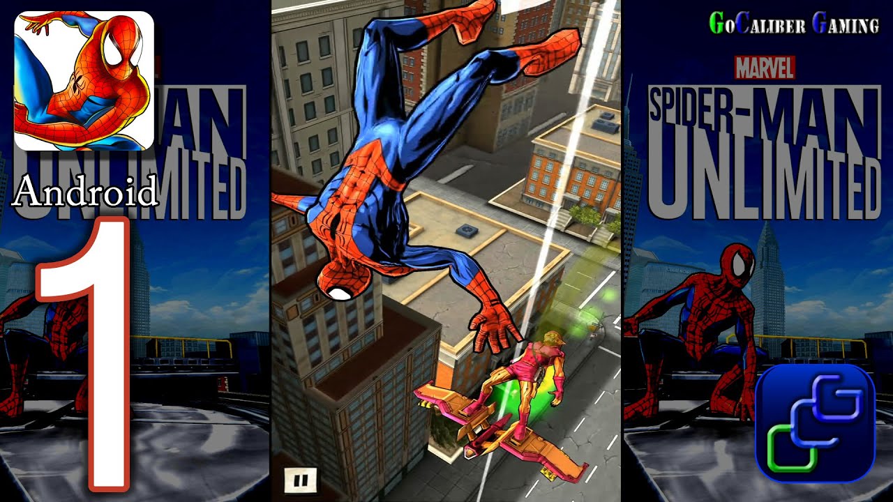 Spider-Man Unlimited Android Walkthrough - Gameplay Part 1 - Issue 1: Night  Of The Goblin - YouTube