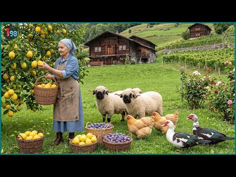 A Peaceful Day in the Countryside 🌿 Garden Harvest, Cozy Cooking & Slow Living