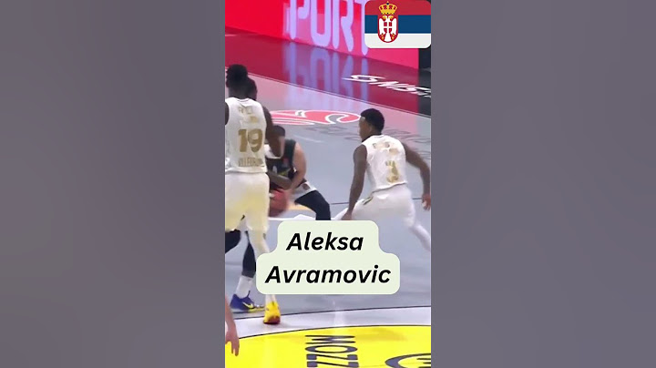 Aleksa Avramovic slam dunk like LeBron