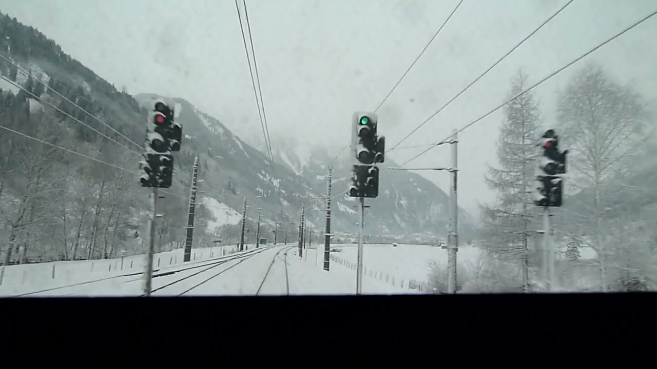 Cab Ride Führerstandsmitfahrt Tauern Nordrampe Februar 2013