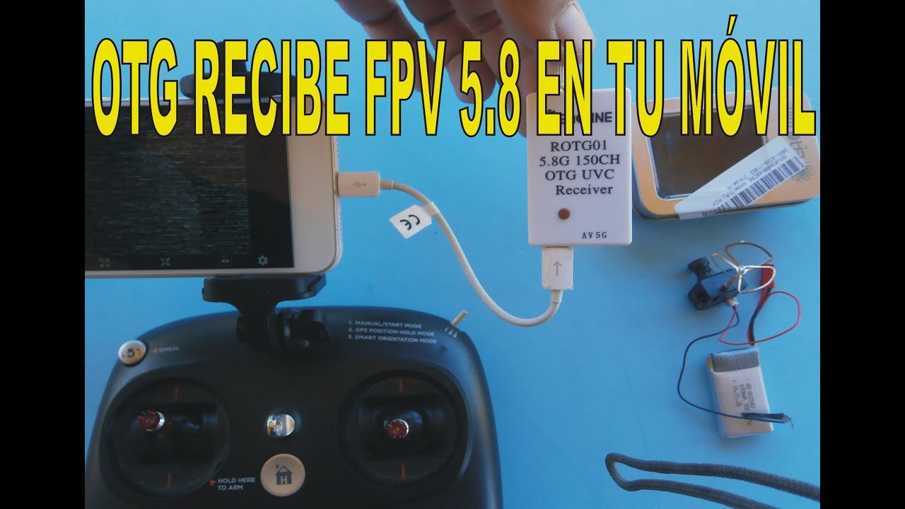 dronesense Eachine ROTG01 OTG RECIBE FPV 5.8 EN TU TELEFONO