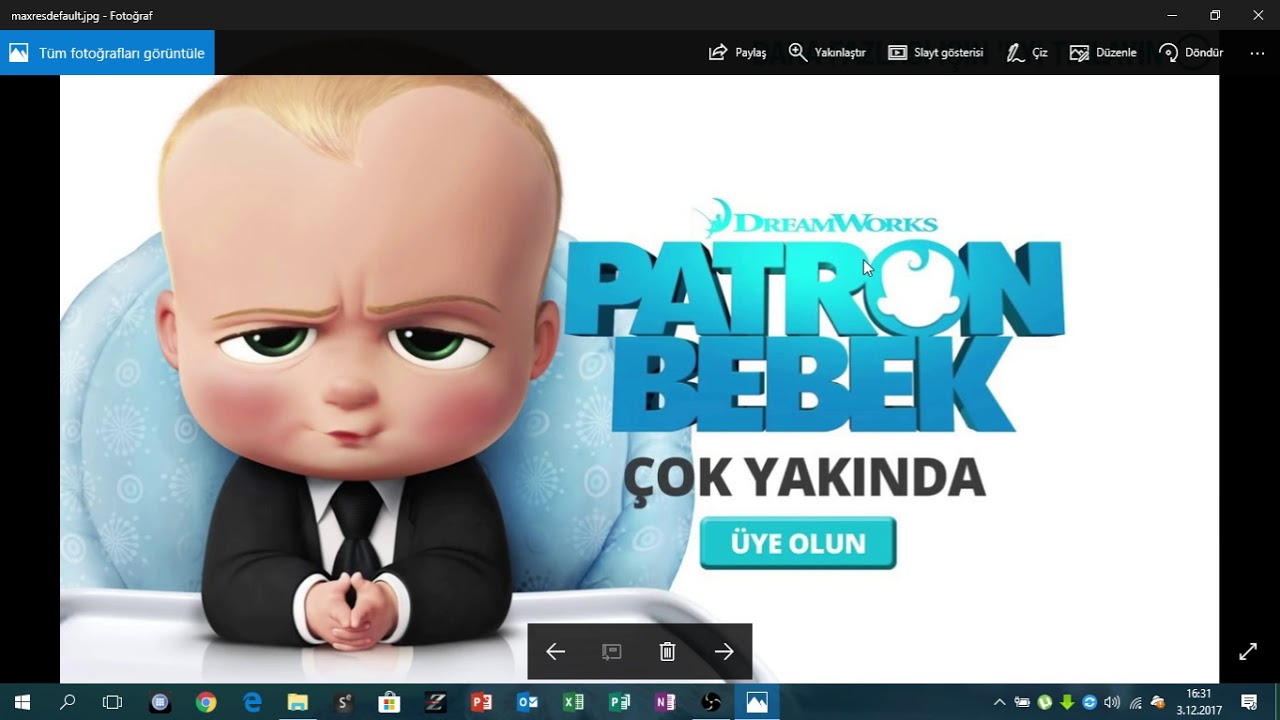 Patron bebek filmi açıklamada YouTube
