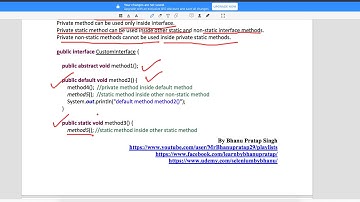 Java 9 Interface Features Video-37