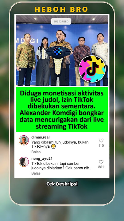 Komdigi Bekukan TikTok Gara-Gara Live Judol?! #shorts #trendingshorts #masukberanda