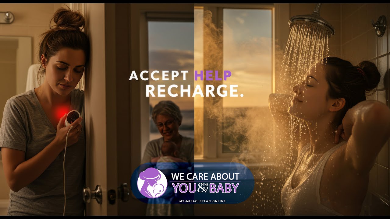 NEW PARENT BURNOUT STOPPER: Let Others Help WITHOUT Guilt (Shower and Therapy) | My Miracle's PLAN