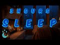 Heavy Rain on Window with Fireplace Sounds for Sleep 🌧️ 3 Hours Cozy Bedroom Ambience &amp; Thunder ⛈️🔥😴