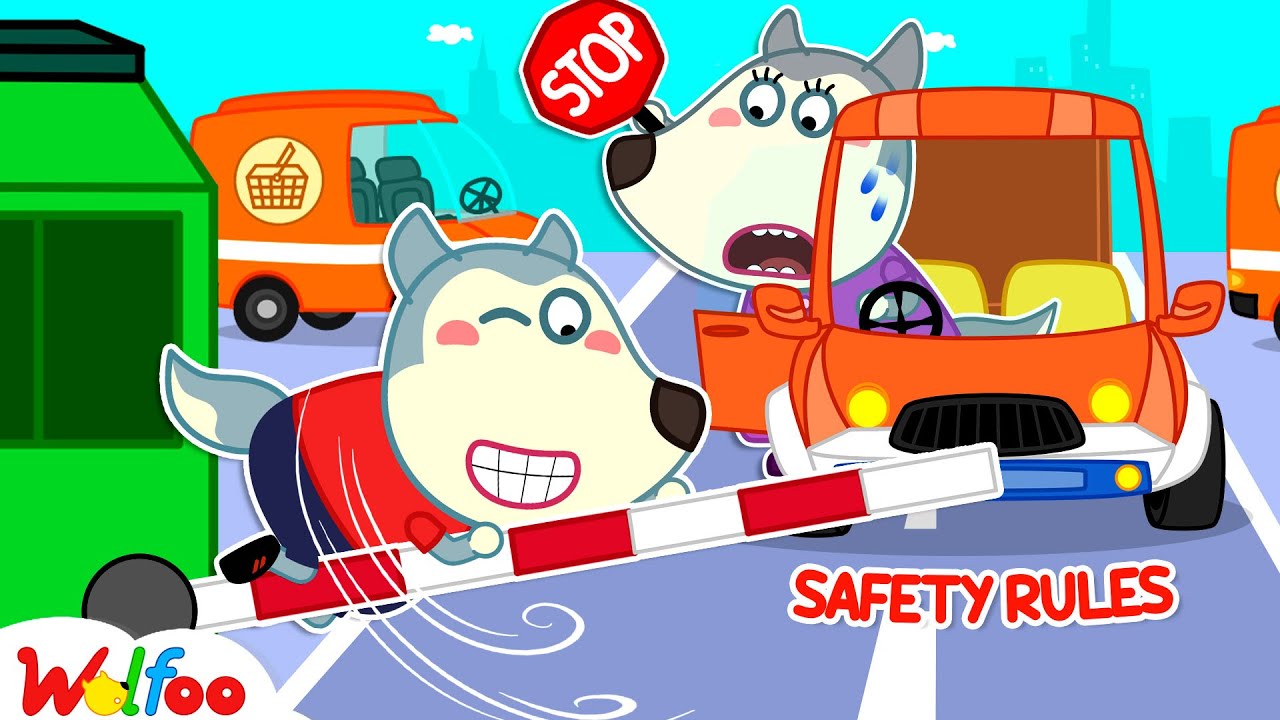 Wolfoo’s Parking Lot Adventure! 🚨 Kids Learns to Follow Rules - Bright Parents | Cartoon for Kids