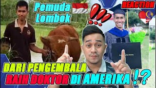 Pemuda Lombokberawal Dari Pengembala Hingga Raih Gelar Doktor Di Amerika  Reaction
