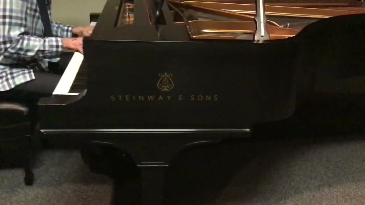 Holiday cheer at the fully restored Steinway D at Piano Pros 