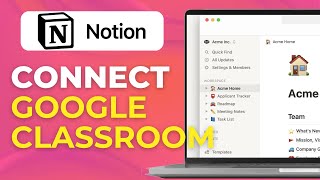 How to Connect Google Classroom and Notion Alt Title