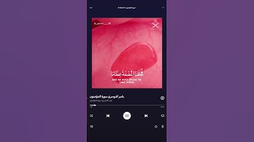 ولقد خلقنا الإنسان من سلالة من طين - سورة المؤمنون - ياسر الدوسري