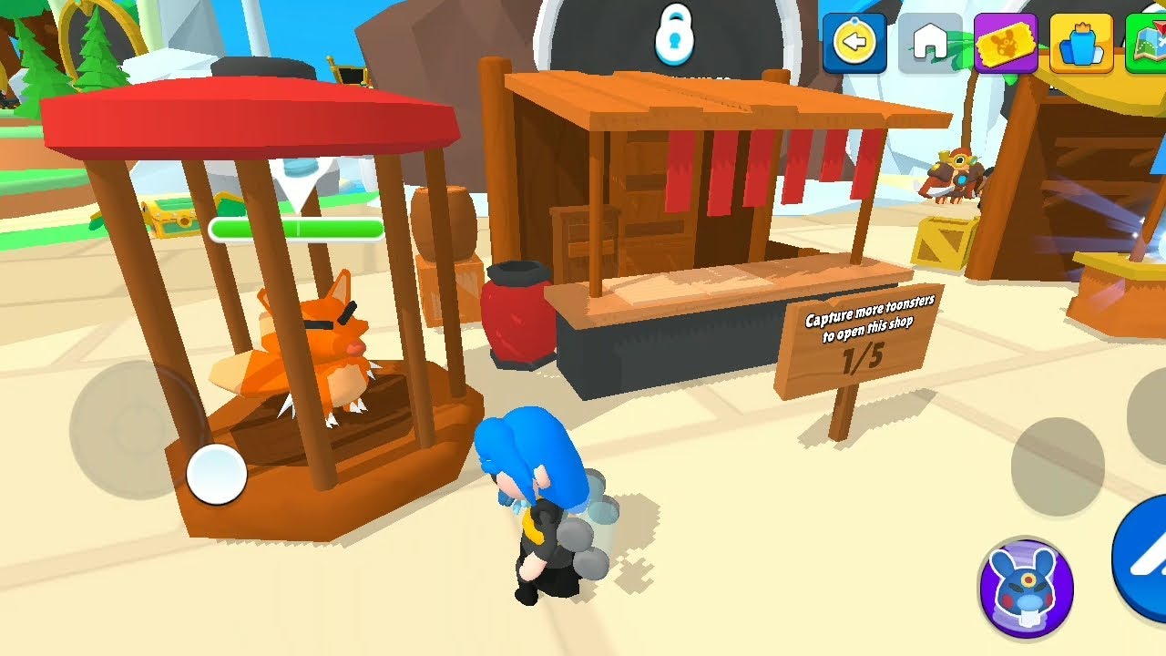 Toonsters Crossing Worlds Android Gameplay Walk-through mirip game pokemon 