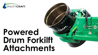 Valley Craft - Powered Drum Forklift Attachments