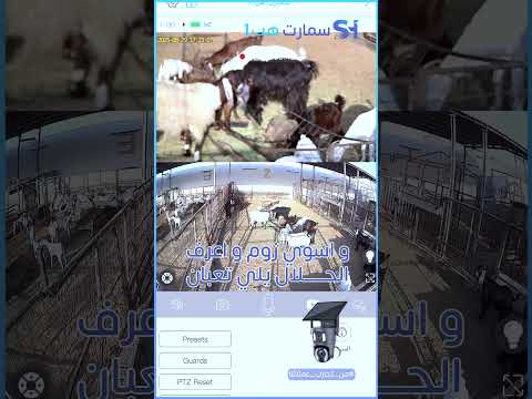 راقب مزرعتك وكأنك فيها كاميرا مراقبة بعدستين بزوم 20 لتفاصيل دقيقة للحلال