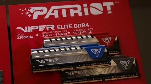 Patriot DDR4 RAM Sticks Viper Edition UnBoxing