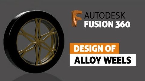 Design of alloy wheel using Fusion 360 | Fusion 360 tutorial | Schyuler plus