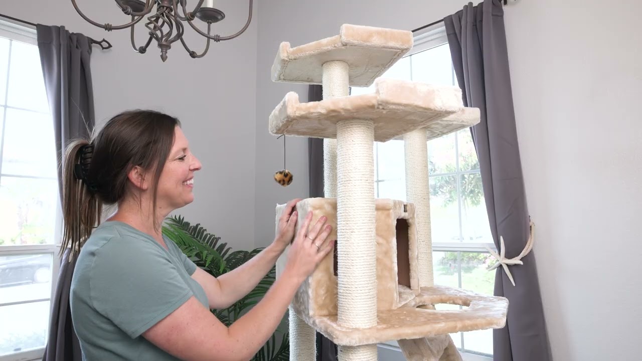 Armarkat Classic Cat Tree Model A8001, Beige