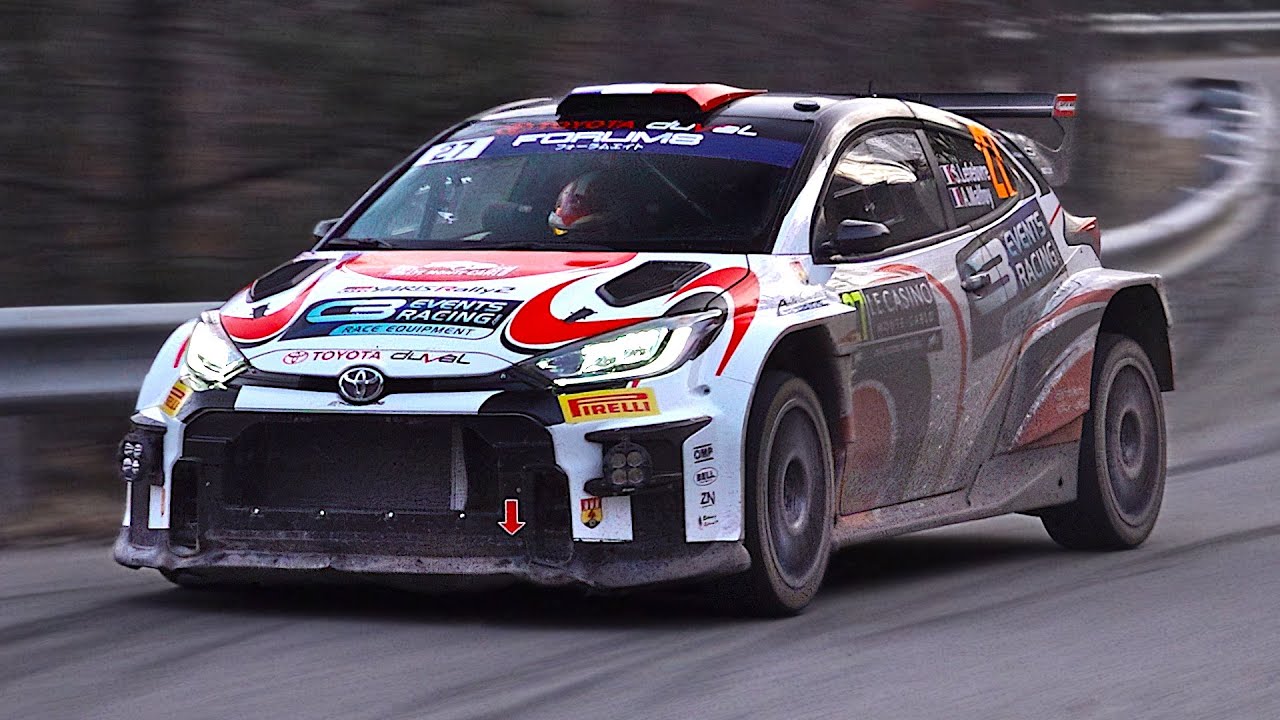 Toyota GR Yaris Rally2 WRC car RAW engine sound | MAX Speed Fly Bys, Launch Control, Anti-lag & More