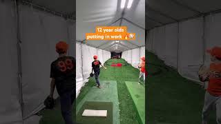 12 year olds putting in work 😳🔥 #baseball #mlb #viral #shorts #subscribe