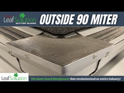 Outside 90 Miter Overview | Gutter Outside Corners
