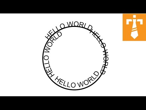How to create text around a circle in illustrator