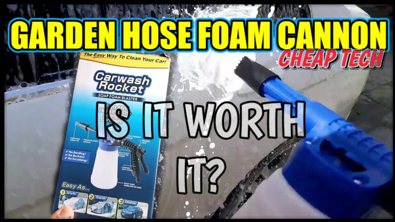Garden Hose Foamer Review. YouTube