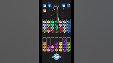 Lv 160 Ball Sort Puzzle - Color Game / 顏色分類遊戲 / ボールソーティングパズル (Guru Game)  #ballsortpuzzle
