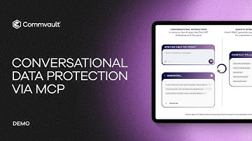 Commvault Cloud AI Demo: Conversational Data Protection with MCP & Claude