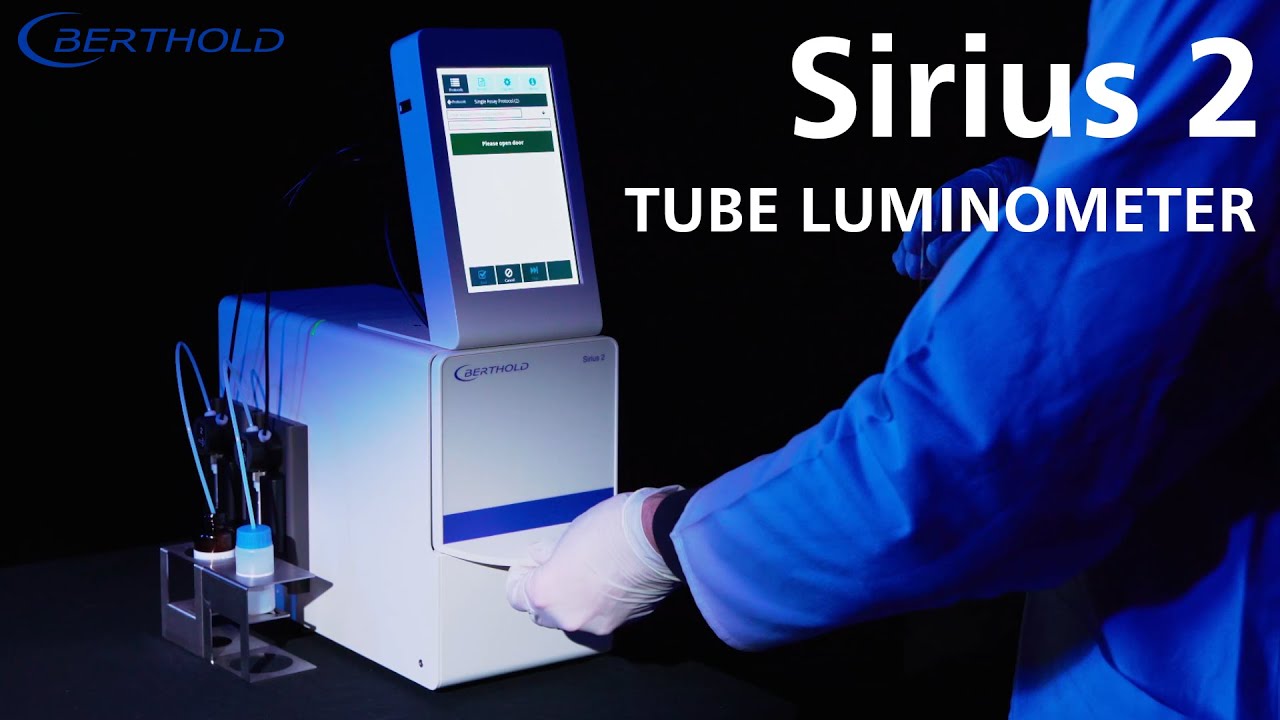 Sirius 2 Tube Luminometer Intuitive, flexible, ultrasensitive YouTube