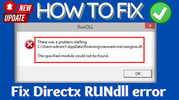 Specified module could not be found Windows 10