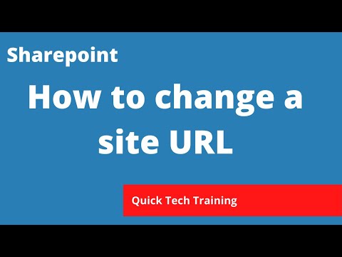 Sharepoint - Change the default URL for a sharepoint site