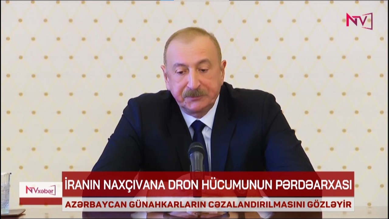 İRANIN NAXÇIVANA DRON HÜCUMUNUN PƏRDƏARXASI