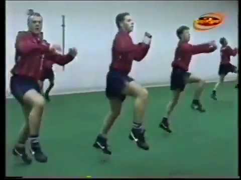 Unusual training methods at Ajax, 1996.