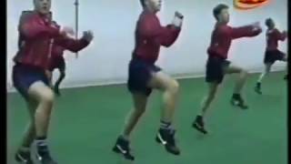 Unusual training methods at Ajax, 1996.