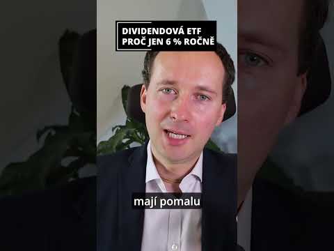Proč mají dividendová ETF nízkou návratnost #etf #akcie #dividendy