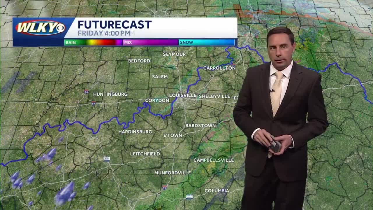 Chance of rain and snow on Saturday - YouTube