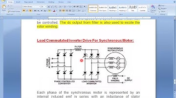Power Electronics -AC Drives-Synchronous Motor 2
