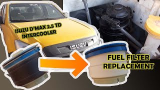 EP.6 | HOW TO REPLACE DIESEL FUEL FILTER OF ISUZU D'MAX 2.5TD INTERCOOLER